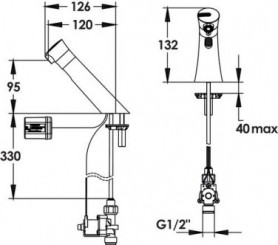Robinet de lavabo électronique NEO SENSOR - PRESTO