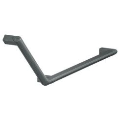 BARRE DE MAINTIEN COUDEE A GAUCHE 135° ALUMINIUM 350mm - NORMBAU