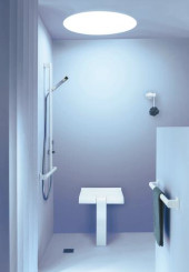 Siège de douche declipsable et escamotable arsis blanc - PELLET