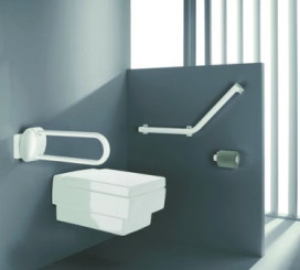 Barre de maintien droite ARSIS blanche 40cm - PELLET