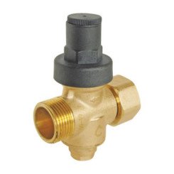 Réducteur de pression à piston mâle écrou-tournant 20/27
