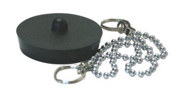 Bouchon d'évier avec chaînette ø45/50