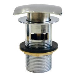 BONDE DE LAVABO DESIGN CARRE AVEC TROP PLEIN