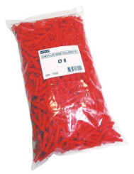 CHEVILLE PLASTIQUE SANS COLLERETTE POUR MATERIAUX PLEINS 8mm - 1000 PCS