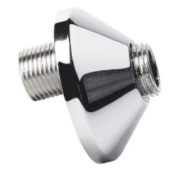 RACCORD EXCENTRE LAITON CHROME DOUBLE MALE 15/21- 20/27