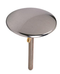 CACHE TROU LAITON CHROME SANS BORNE DATTACHE, AVEC CONTRE-PLAQUE