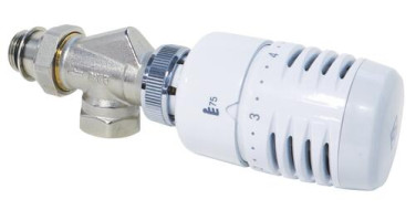 Robinet thermostatique équerre inversée femelle 15/21 à élément sensible liquide VT0,4