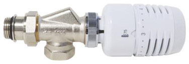 Robinet thermostatique équerre inversée femelle 15/21 à élément sensible liquide VT0,4
