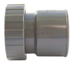 Raccord 2 pièces écrou prisonnier et douille coller PVC femelle ø40