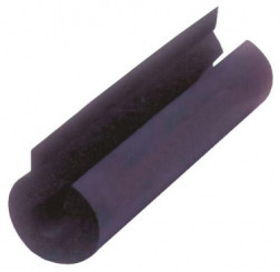 Tube isolant pré-fendu et pré-collé élastomère noir m1 ø12mm - épaisseur 13mm