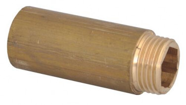 Rallonge laiton brut mâle femelle 15/21- Longueur 50mm