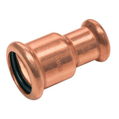 MANCHON PRESS REDUIT DOUBLE FEMELLE CUIVRE A SERTIR