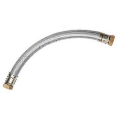 FLEXIBLE CHAUFFAGE COUDE 1000MM D20MM A 2 ECROUS 20/27 TOURNANTS FEMELLE