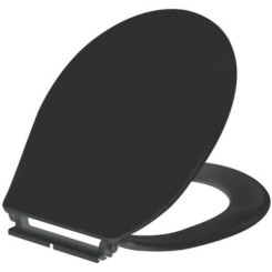 ABATTANT DOUBLE THERMOPLASTIQUE NOIR