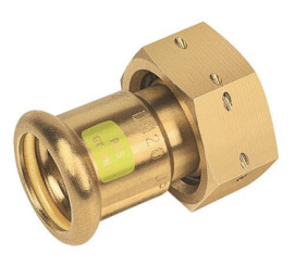 Raccord demi union bronze à sertir GAZ JPC ø28-20/27