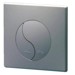 PLAQUE DE COMMANDE CHROMEE EN FACADE POUR BATI-SUPPORT RH