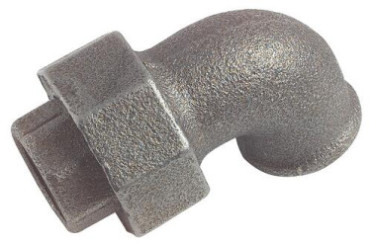 COUDE UNION CONIQUE FONTE NOIRE DOUBLE FEMELLE N° 96