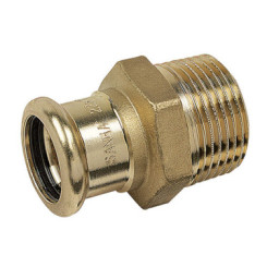 RACCORD UNION PRESS MALE BRONZE A SERTIR Ø14-12/17