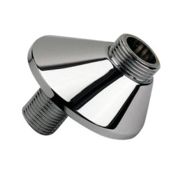 RACCORD LAITON CHROME EXCENTRE 21 - DOUBLE MALE 15/21- 20/27