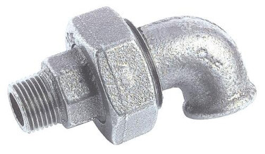 Coude union conique MF40/49 fonte galvanisée N° 98