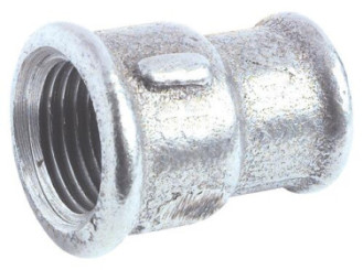 Manchon réduit FF40/49-26/34 fonte galvanisée N° 240