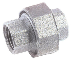 Raccord union conique FF15/21 fonte galvanisée N° 340