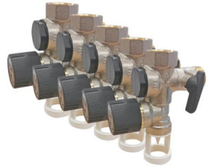 LOT DE 5 GROUPES DE SECURITE LAITON - SOMATHERM