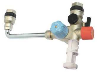 Kit groupe triple sécurité orientable siège inox