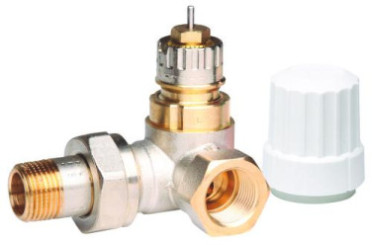 CORPS DE ROBINET THERMOSTATIQUE ANGLE A DROITE RA-IN 15/21 - DANFOSS