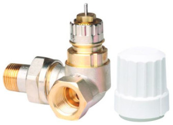 Corps de robinet thermostatique angle à droite ra-in 12/17 - DANFOSS