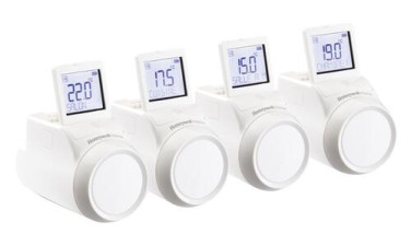 Pack de 4 têtes thermostatiques sans fil HR92 - Honeywell Home