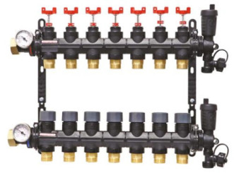 Collecteur PCBT 7 départs en matériau de synthèse