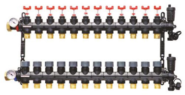 Collecteur PCBT 12 départs en matériau de synthèse