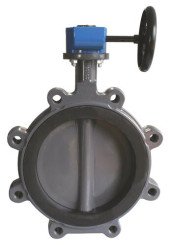 VANNE PAPILLON FONTE A OREILLES TARAUDEES DN300 XYLIAT FGL RM A DEMULTIPLICATEUR - SOCLA