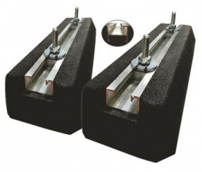 Lot de 2 supports de sol rubber 1000 kgs