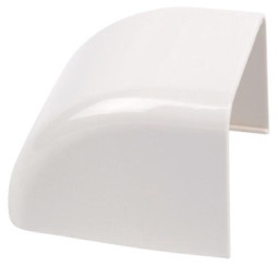 Embout de finition pour goulotte rigide 80mm