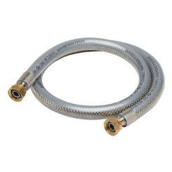 TUYAU FLEXIBLE INOX A EMBOUTS MECANIQUES POUR GAZ NATUREL - LG 1,50M