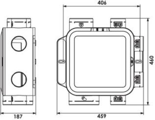 Kit VMC simple flux autoréglable easyhome compact - ALDES