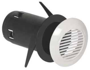Bouche bain avec grille bip pour VMC simple flux autoréglable - ALDES