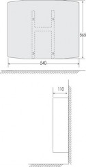 Radiateur électrique DIVALI 750W - ATLANTIC