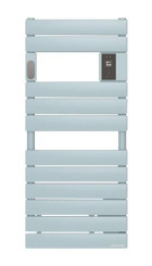 Radiateur sèche-serviettes électrique Adelis étroit vert d'eau 500W - ATLANTIC