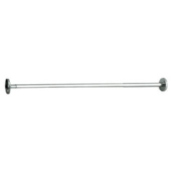 PORTE-RIDEAU DROIT EXTENSIBLE 80 A 140 cm - INOX