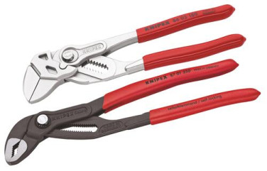 JEU DE 2 PINCES CLE ET COBRA - KNIPEX