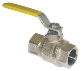 Vanne gaz à sphère double femelle 15/21