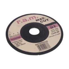 DISQUE ABRASIF TRONCONNAGE TOUS MATERIAUX – D125mm