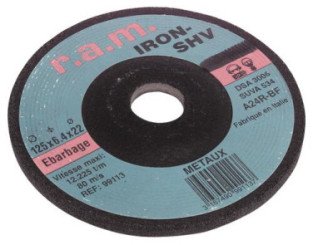 Disque à ebarder pour métaux