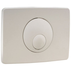 PLAQUE DE COMMANDE BLANCHE 3/6 LITRES POUR BATI-SUPPORT NICOLL