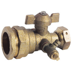 ROBINET COMPTEURPE A PURGE ECROU 20/27