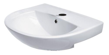 LAVABO A POSER SUR COLONNE 55 x 45,5 x 19cm