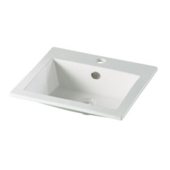 VASQUE A ENCASTRER RECTANGULAIRE 49,5x43cm